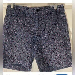 JCrew Men’s Chino short with print . In excellent shape